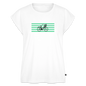 Women's Organic Roll Cuff T-Shirt - white
