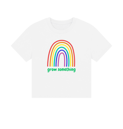White Printed T-shirt Front