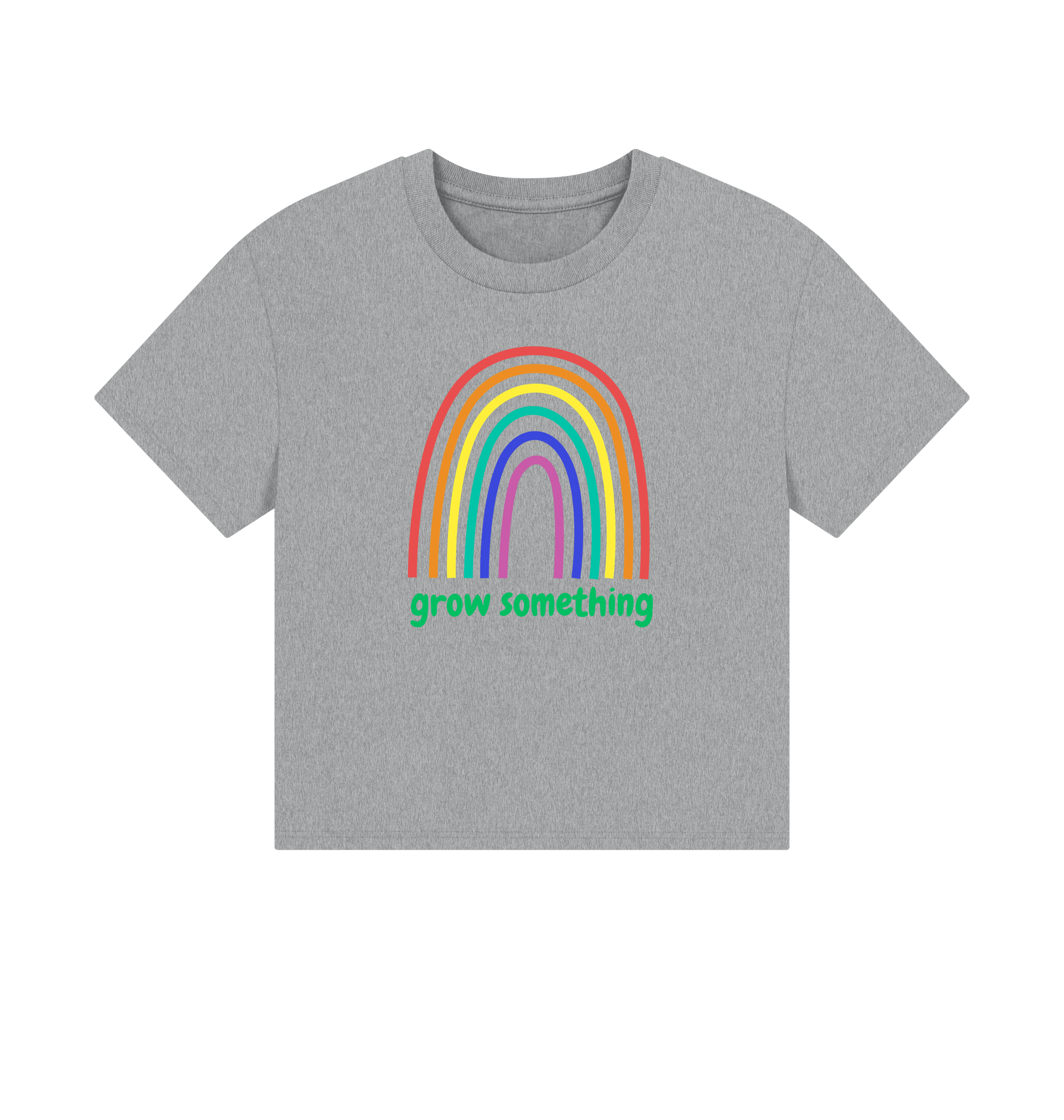 Athletic Grey Printed T-shirt Front