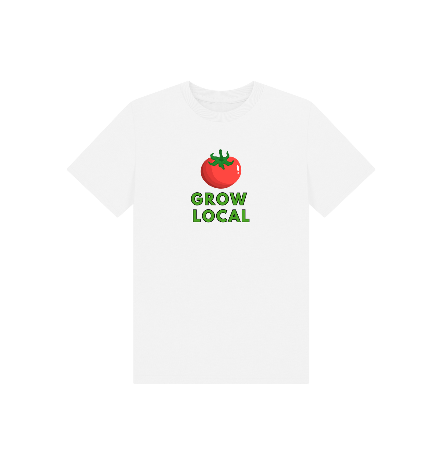 White Printed Kids T-Shirt Front