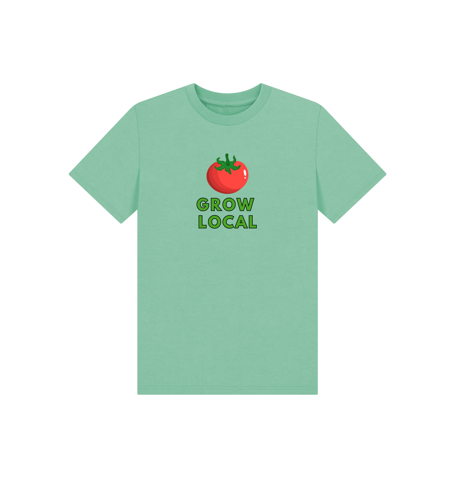 Peppermint Printed Kids T-Shirt Front