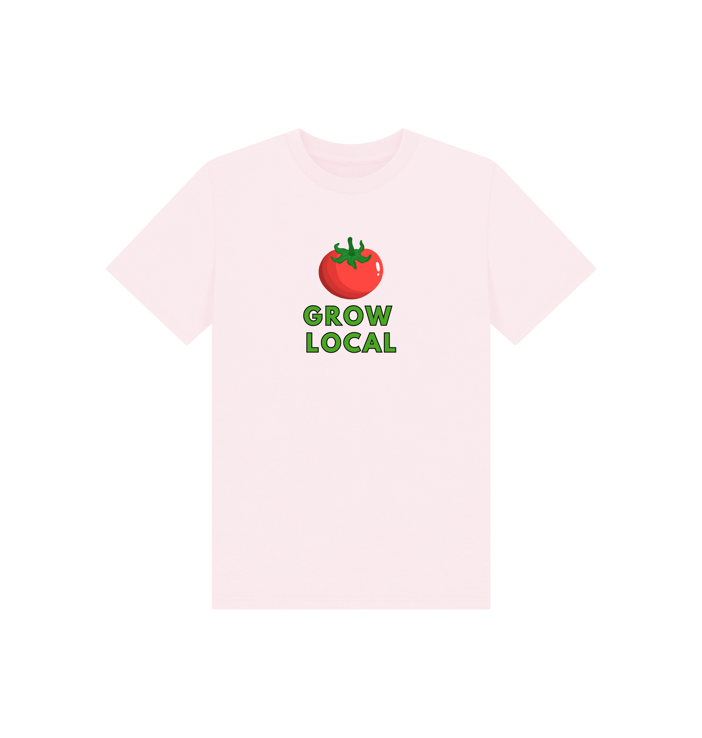 Pink Printed Kids T-Shirt Front