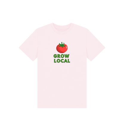 Pink Printed Kids T-Shirt Front